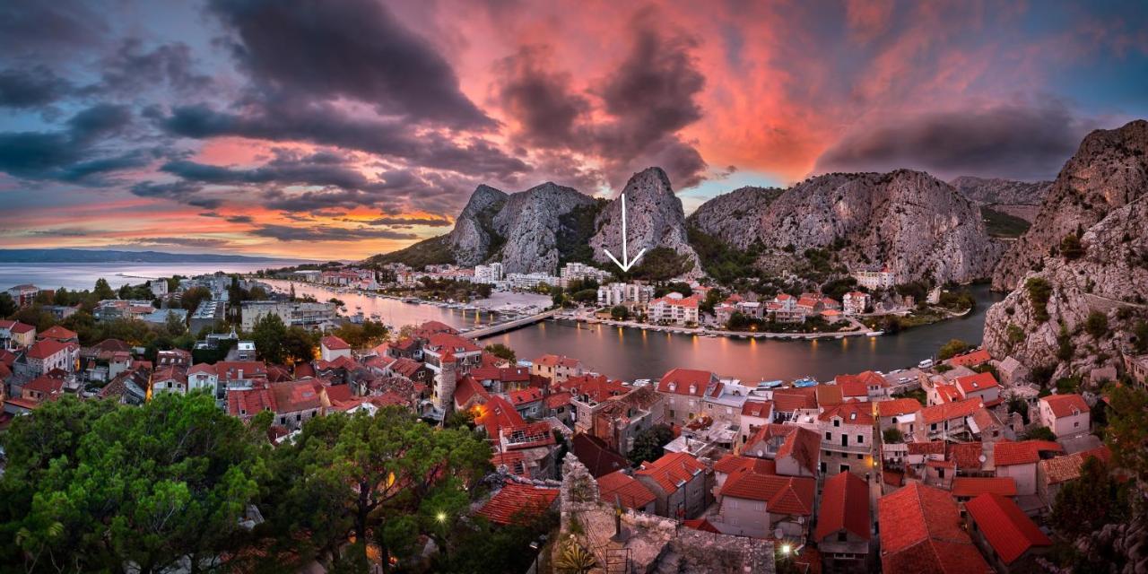 Penthouse Maremonte Daire Omiš Dış mekan fotoğraf